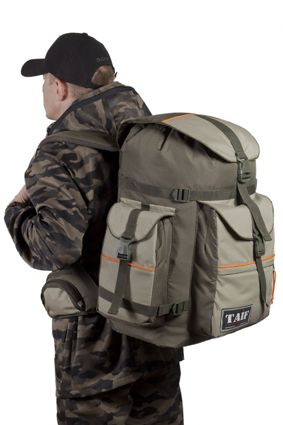 Рюкзак KAILER 4 65л, олива-хаки, Тайф