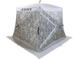 Зимняя палатка Призма Премиум 230 &amp;quot;Армеец&amp;quot;, алюминий (двухслойная)
