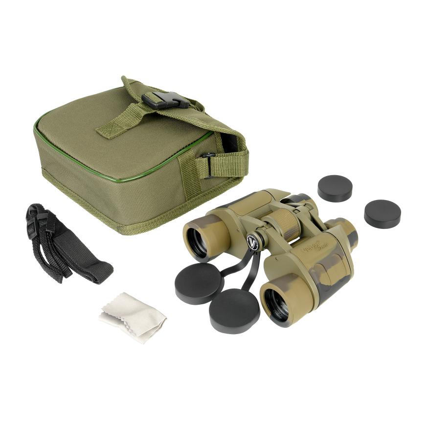 Бинокль Veber Classic БПШЦ 7x35 VRWA широкоугольный, камуфлированный