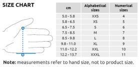 Перчатки AXION LIGHT/ EXSMALL, FINGERLESS, CAMP