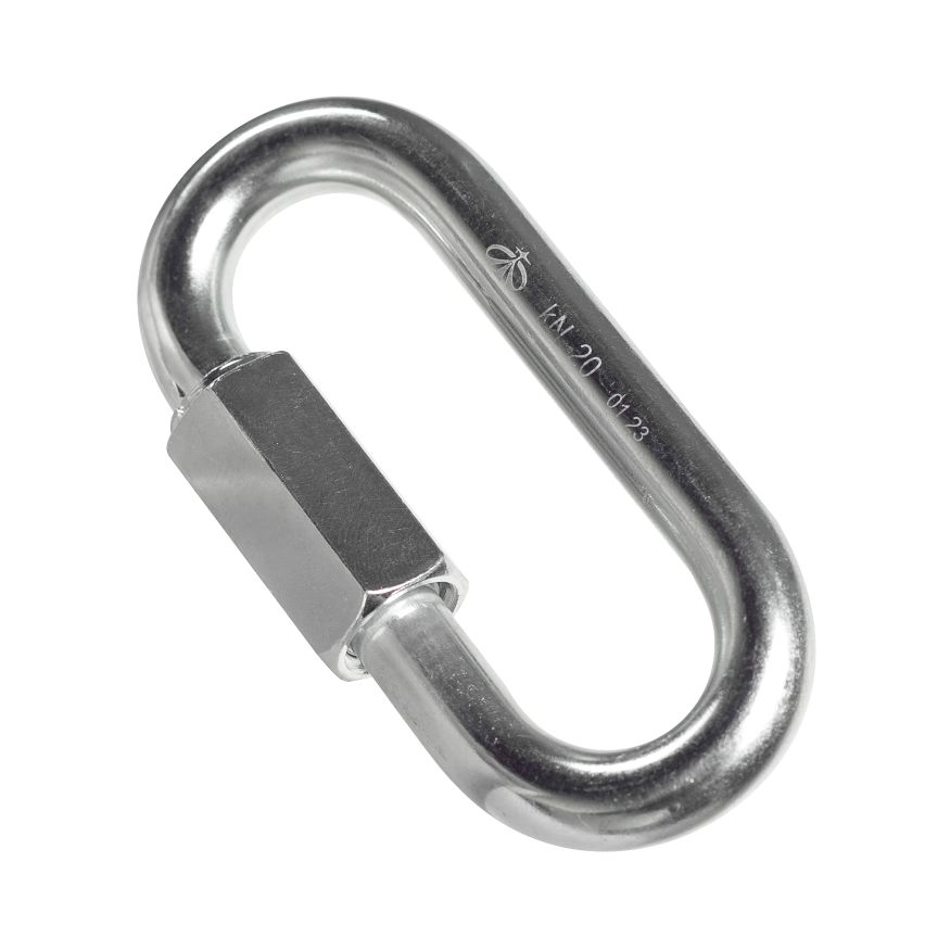 Карабин овальный резьбовой, диаметр, 10 мм цинк