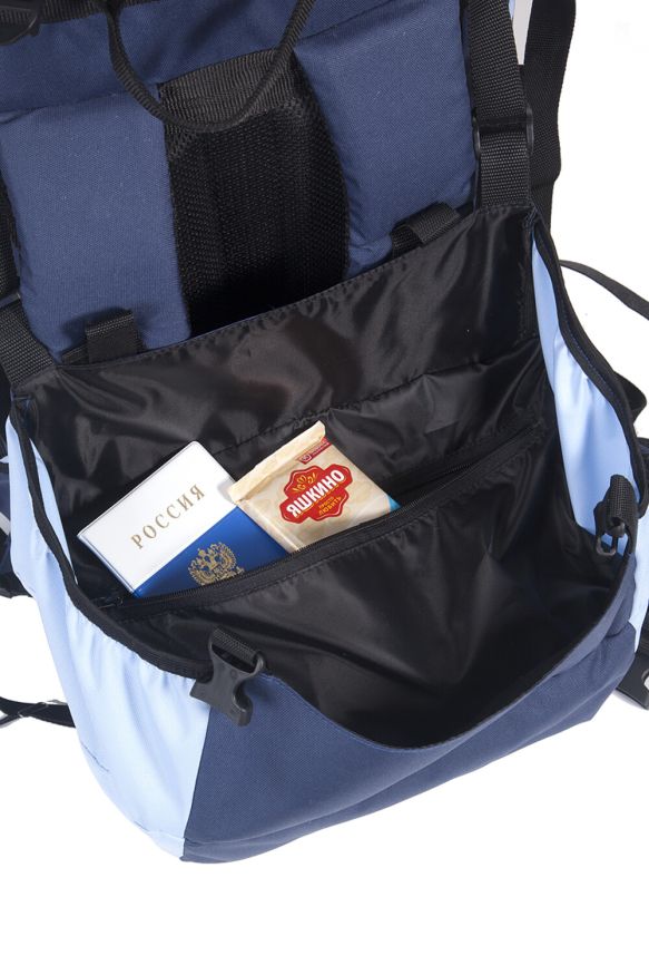 Рюкзак туристический Оптимал 2, серо-красный, 70 л, ТАЙФ