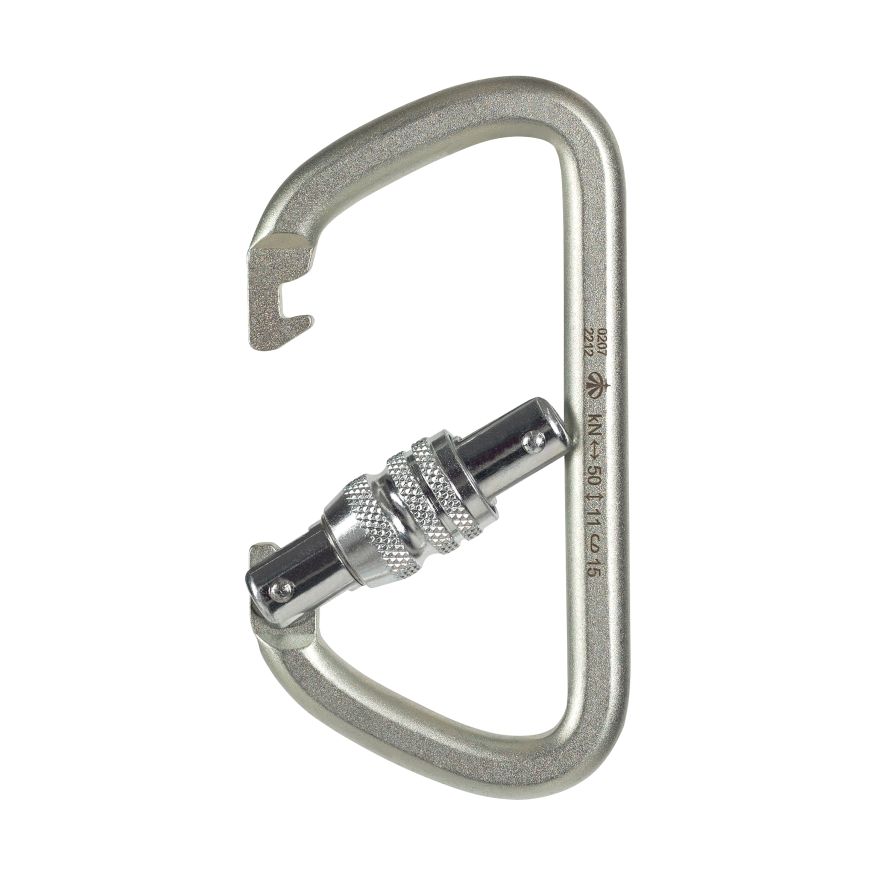 Карабин трапеция стальной, Вертикаль