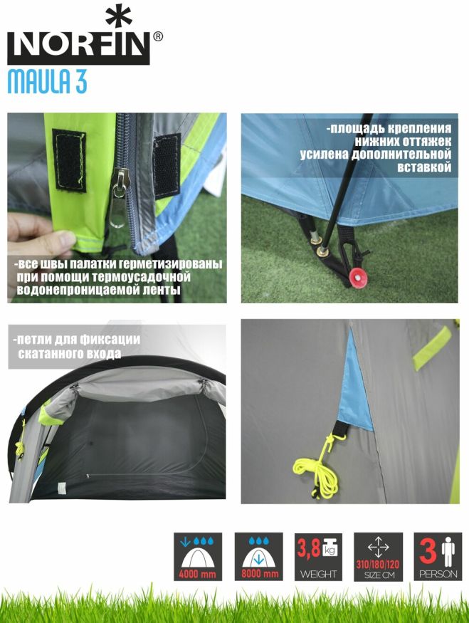 Палатка Norfin MAULA 3 NFL