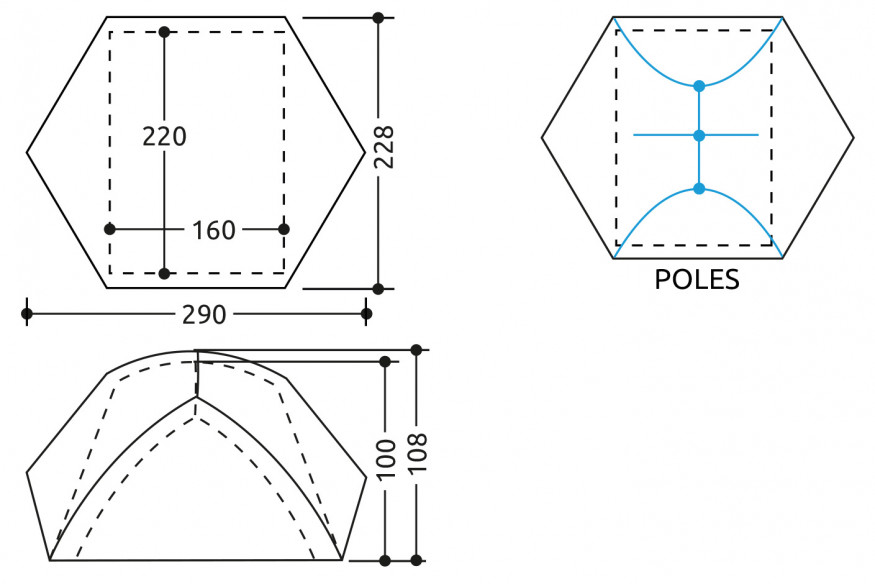 Палатка MINIMA 3 EVO, CAMP