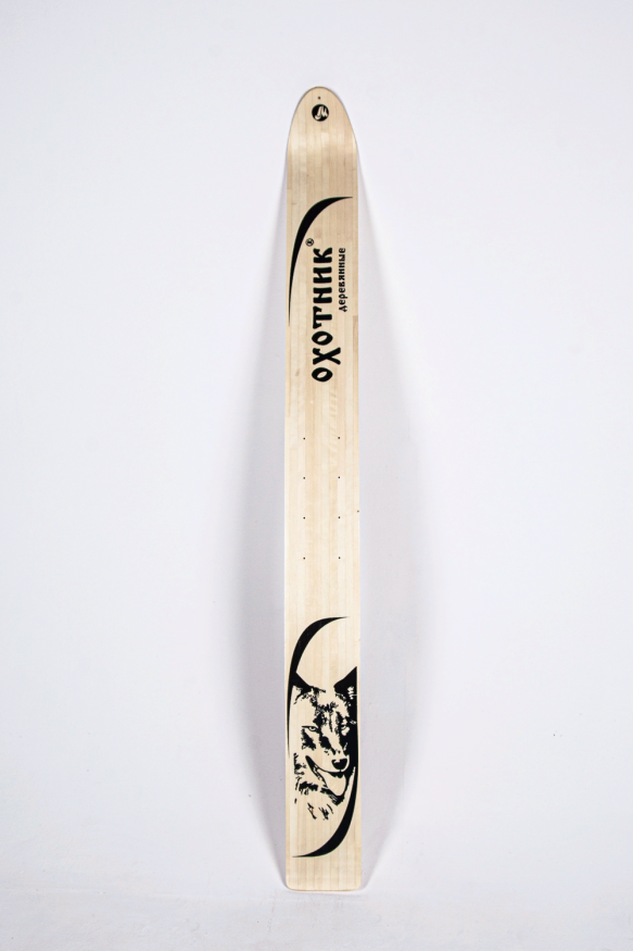 Лыжи ОХОТНИК, дерево, длина 155 см, ширина 150 мм