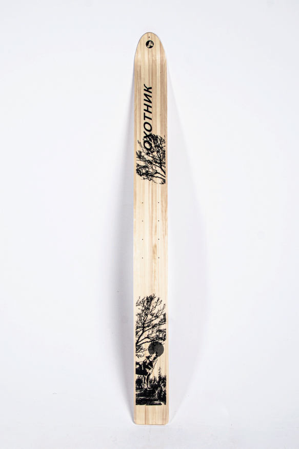 Лыжи ОХОТНИК, дерево, длина 175 см, ширина 150 мм
