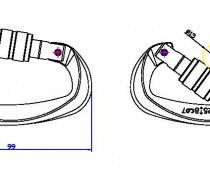 Карабин малый с муфтой с кейлок, Вертикаль