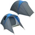 Палатка туристическая Кама-3 двухслойная, (100+215)*215*170 см, серо-синий