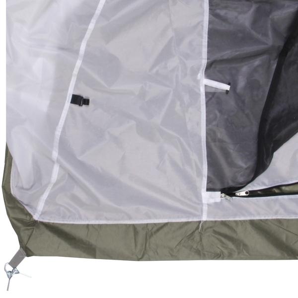 Палатка туристическая Кама-3 двухслойная, (100+215)*215*170 см, серо-синий