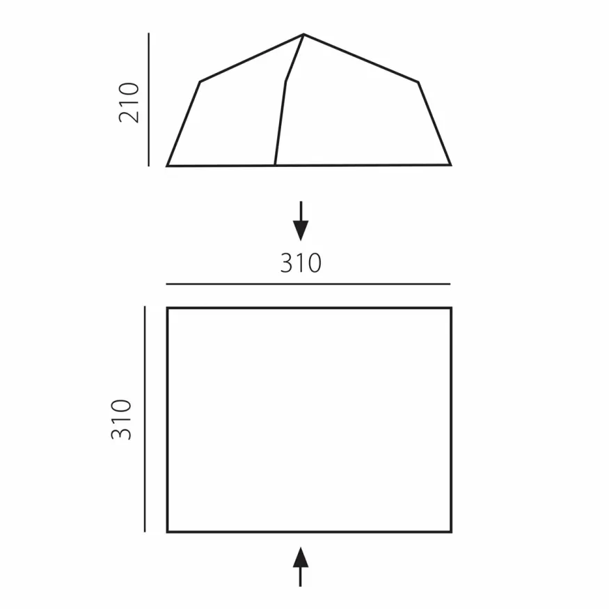 Шатер Comfort зеленый, Btrace