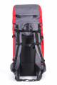 Рюкзак туристический Оптимал 2, серо-красный, 90 л, ТАЙФ