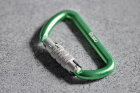 Карабин стальной GURU Typhoon TWL, GURU (вспомогательный, не для страховки)