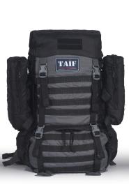 Рюкзак тактический Сармат 3, Оксфорд (рип-стоп), черный-серый, 65 л, ТАЙФ