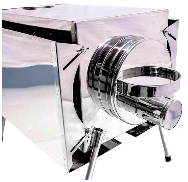 Печь походная Пошехонка средняя с 3D защитным экраном