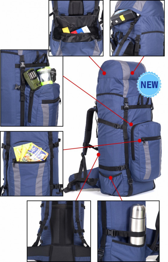 Рюкзак туристический Таймтур 3, олива, 90 л, ТАЙФ