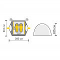 Палатка Talberg GAZA 2-местная 