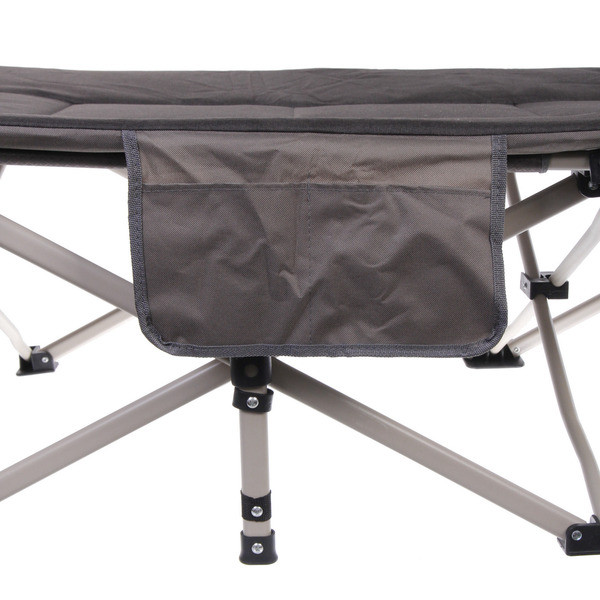 Раскладушка кемпинговая складная 188*66*41 см, черный