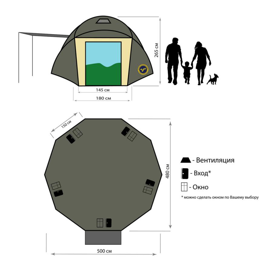 Шатер-автомат Cosmos 500, Maverick