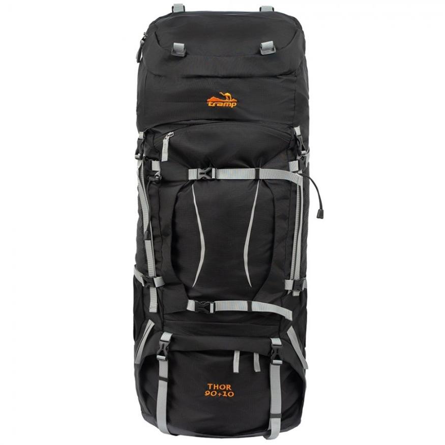 Рюкзак туристический Thor 90+10 черный, Tramp