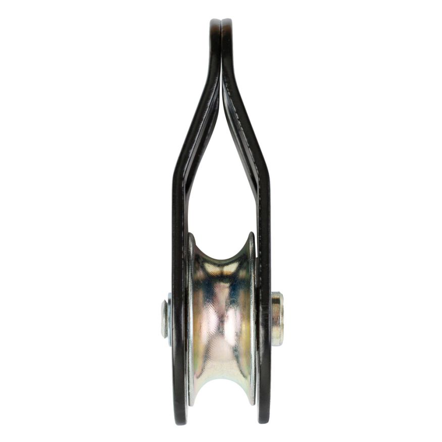 Блок-ролик одинарный с подшипником сталь 0402, Вертикаль