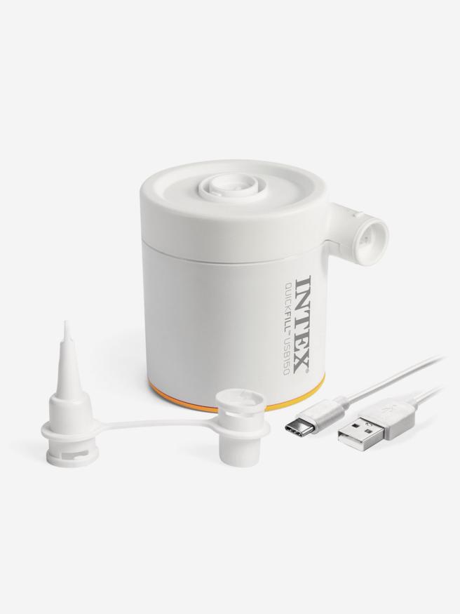 Кровать надувная PRESTIGE MID-RISE, Queen, 152х203х30 см, с насосом USB