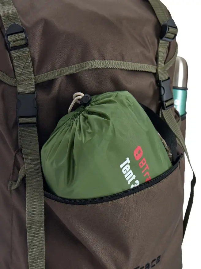 Рюкзак туристический Donkey, Зеленый, 50 л, Btrace