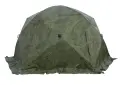 Палатка зимняя ЧУМ 2 (трехслойная, пиксель с выводом под трубу и навесом)