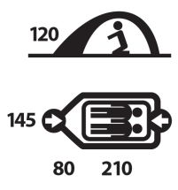 BIZAM палатка, 2, камуфляж
